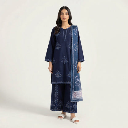 Festive Wear | 3PC Cotton D-586