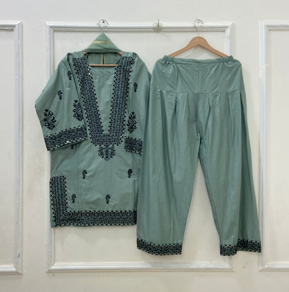 Patakha Farshi | 3PC Lawn Cotton D-583