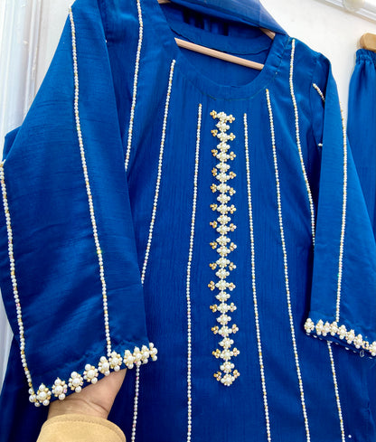 Royale Handcrafted Series: 3PC (Raw Silk) D-333