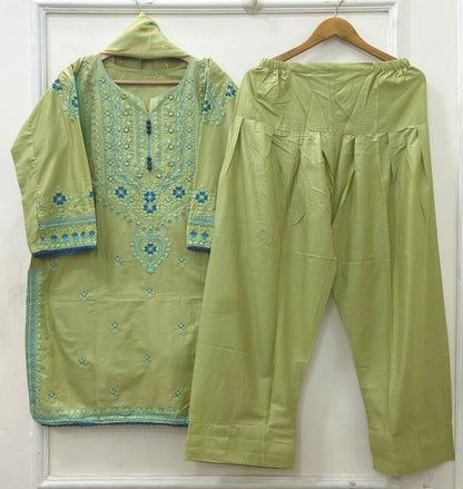 Eid Edit | Farshi 3PC Lawn Cotton D-621