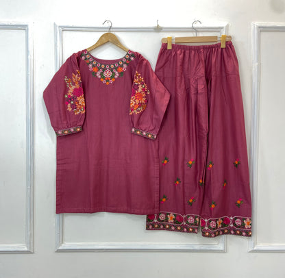 Embroidered Farshi Beauty 2PC (Khaddar) D-176
