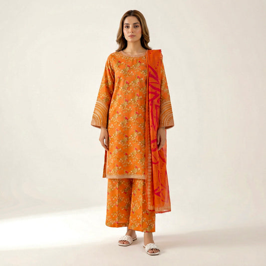 Orange | 3PC Bana Dora D-589