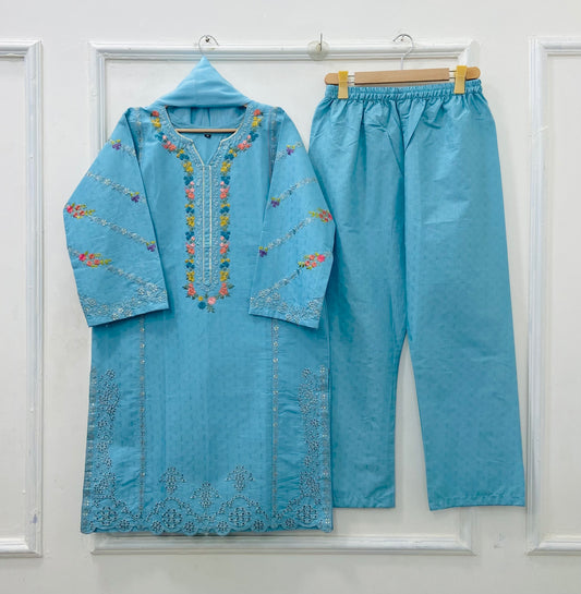 Eid Series: 3PC (Cotton) D-536