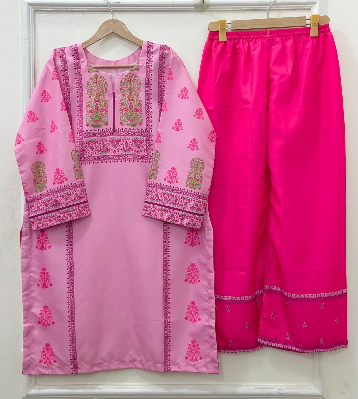 Pinky Co-Ord Set | Crepe D-556