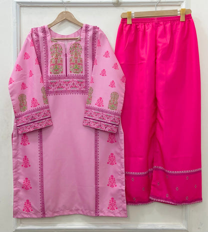 Pinky Co-Ord Set | Crepe D-556
