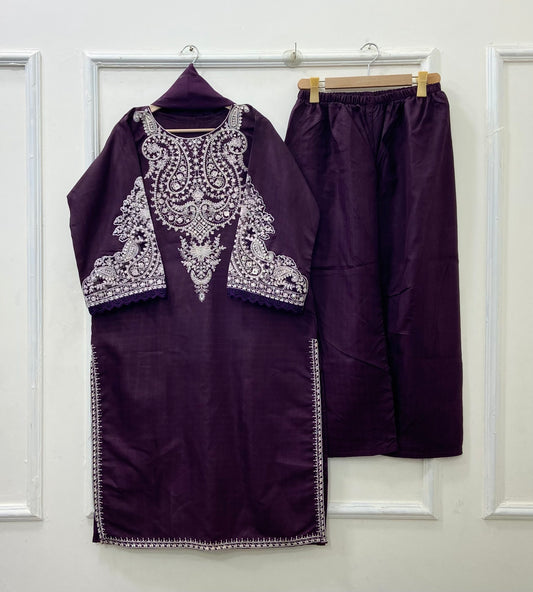 Maria.B 3PC (Premium Cotton) D-493