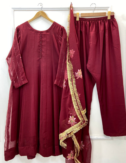 Chiffon Luxe Wear 3PC (Best Seller) D-195