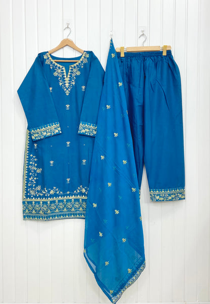Article: D-1169 Cotton 3piece