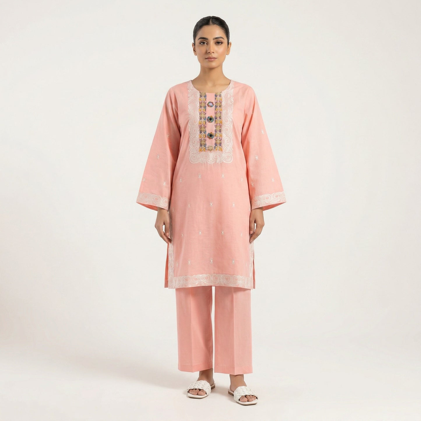 Embroidered | 2PC Cotton D-590