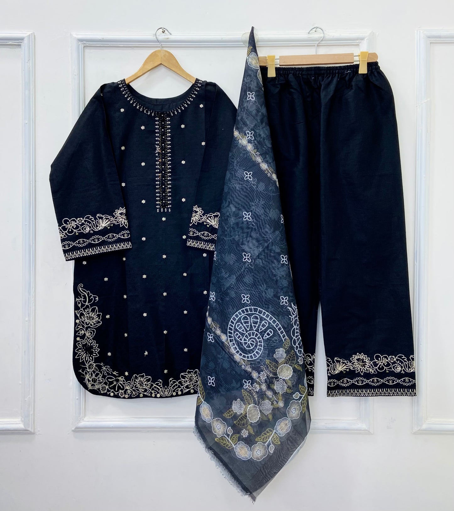 Festive Wear 3PC (Cotton) D-516