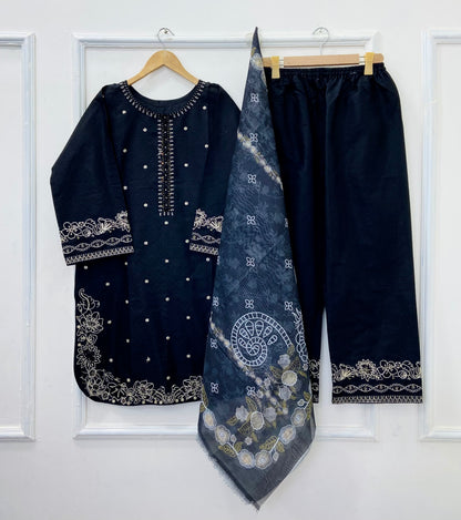 Festive Wear 3PC (Cotton) D-516