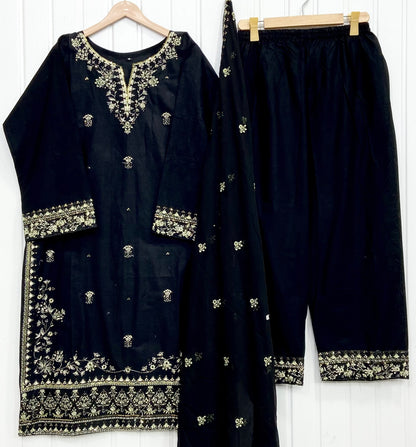 Article: D-1169 Cotton 3piece
