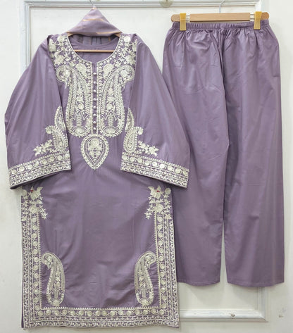 Zarnoor Embroidered | Cotton D-643