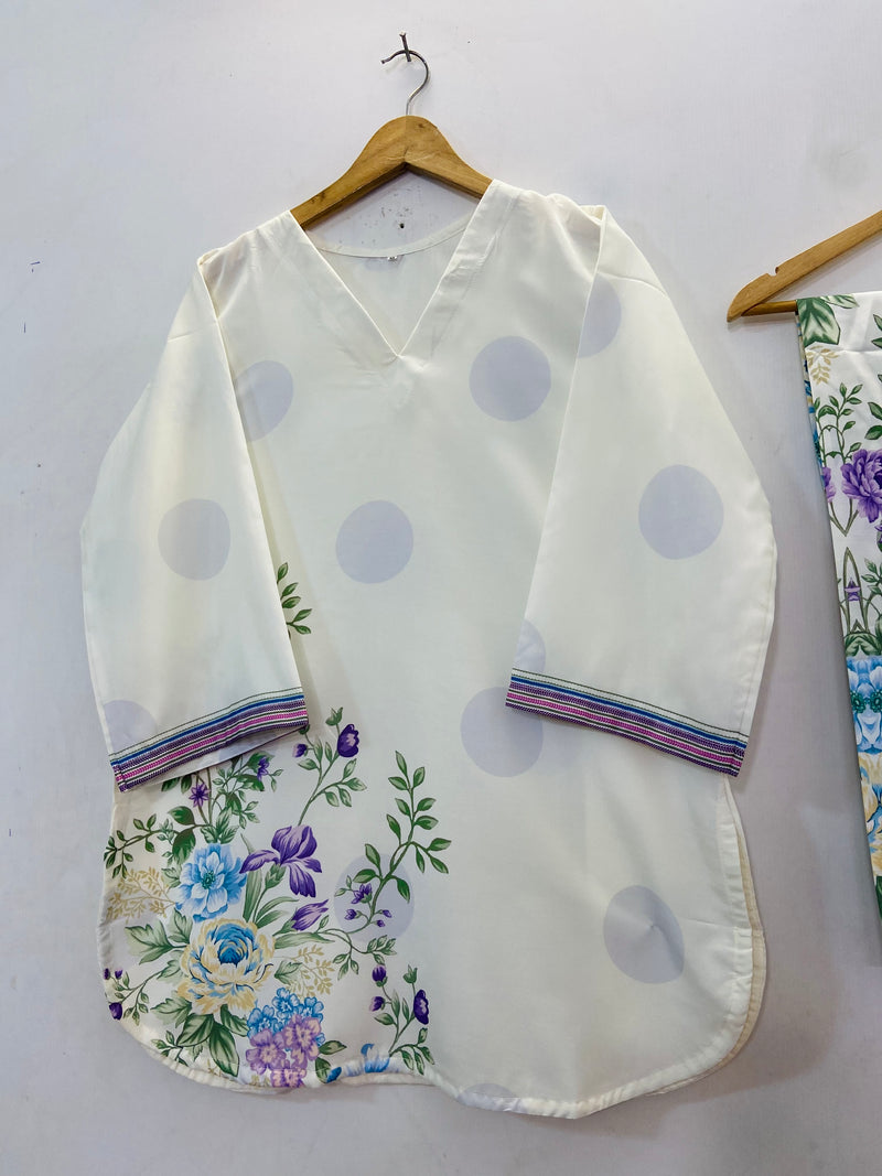 Elegant Trendy Co-Ord Sets (Swiss Silk) D-67