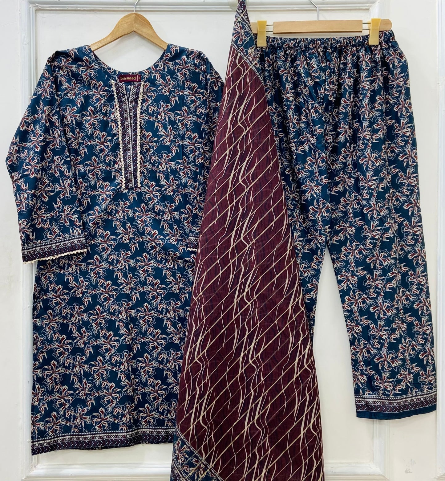 Binsaeed Lawn | 3PC