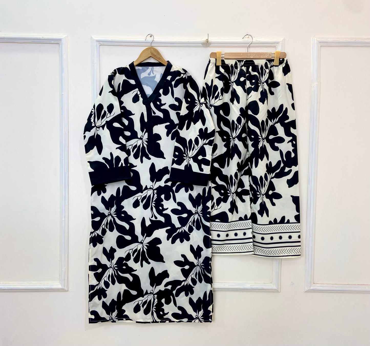 Penguin Co-Ord Set (Swiss Silk) D-207