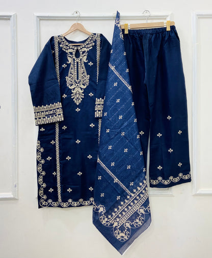 Eid Series: 3PC (Cotton) D-535