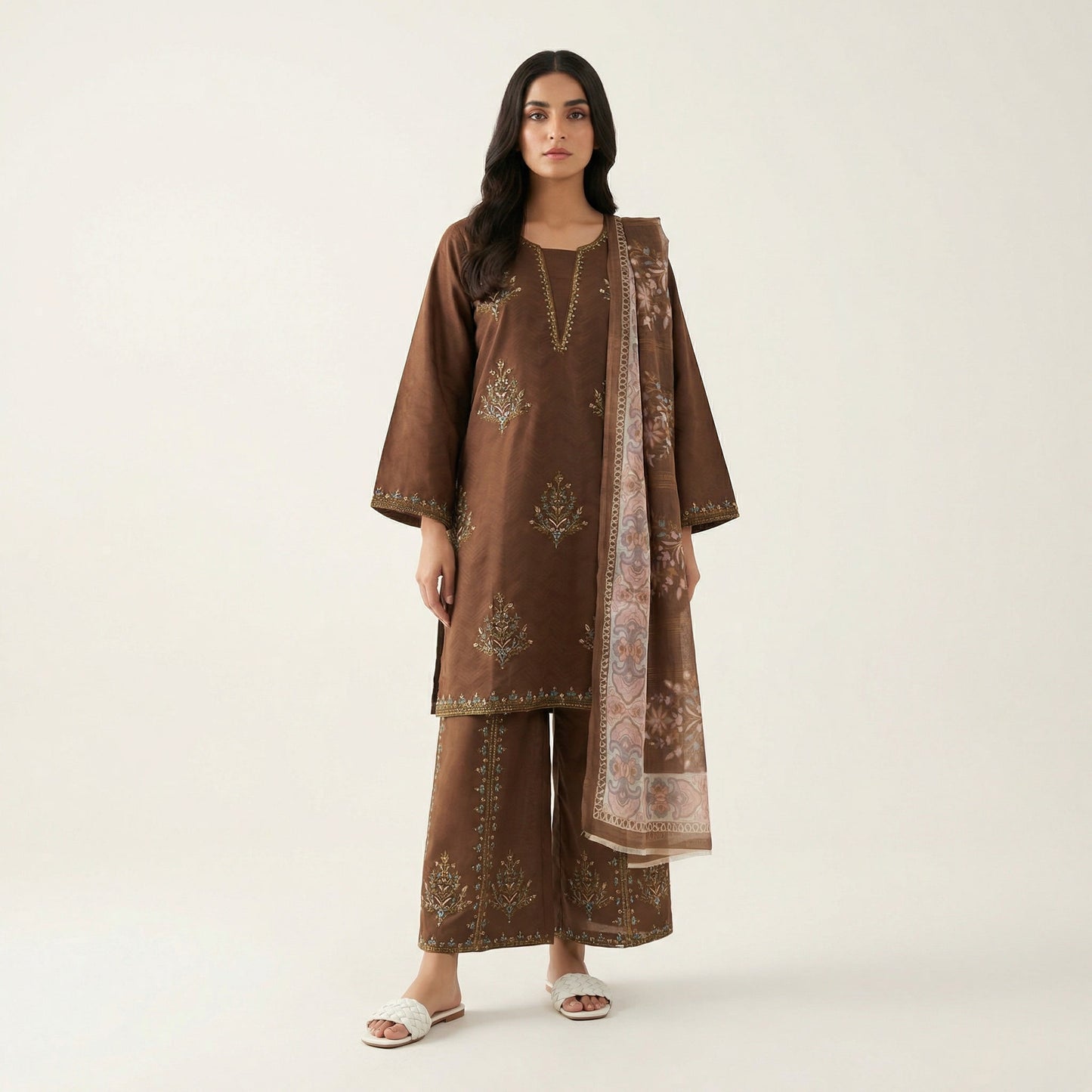 Festive Wear | 3PC Cotton D-586