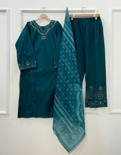 Guluna Formals | 3PC Lawn Cotton D-572