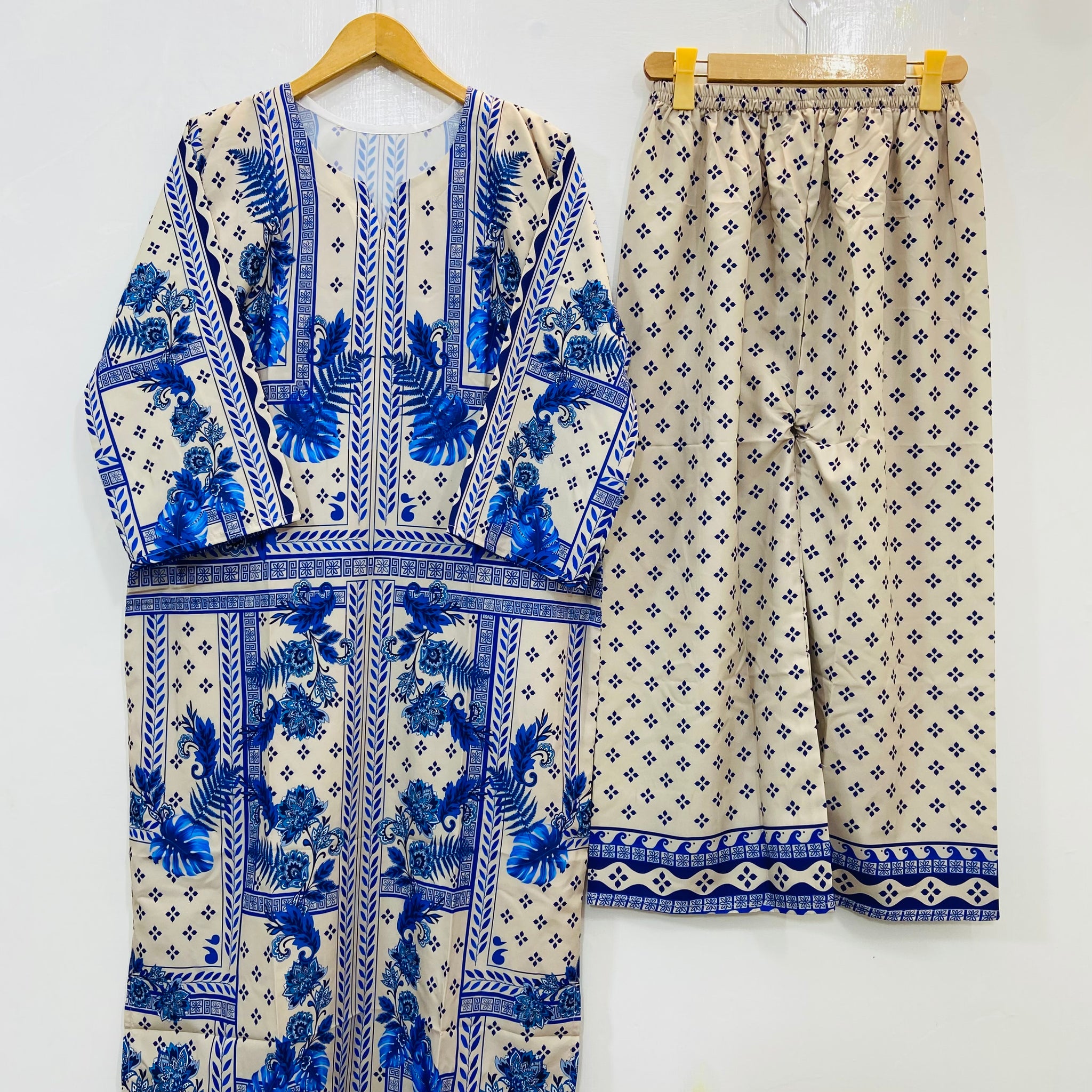 Dreamy Long Co-Ord Set (Swiss Silk) D-116