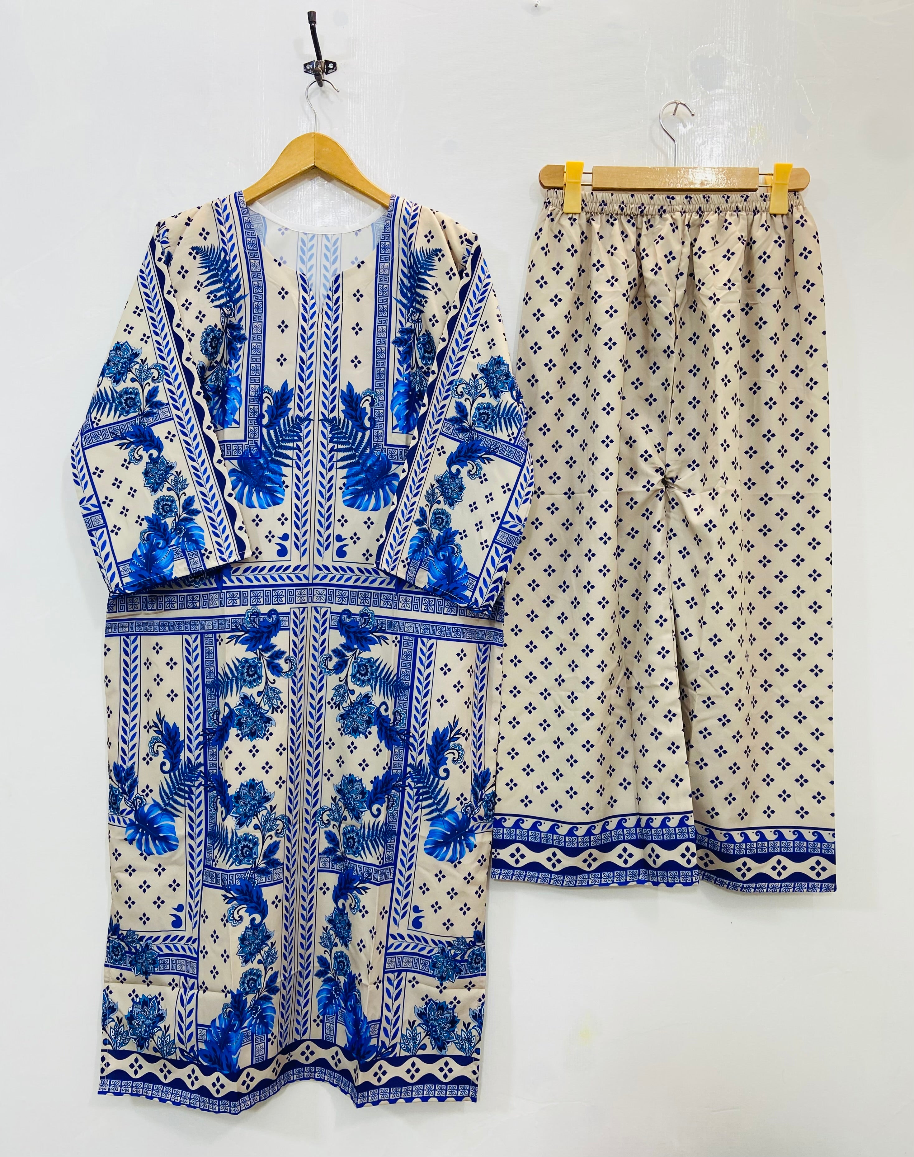 Dreamy Long Co-Ord Set (Swiss Silk) D-116