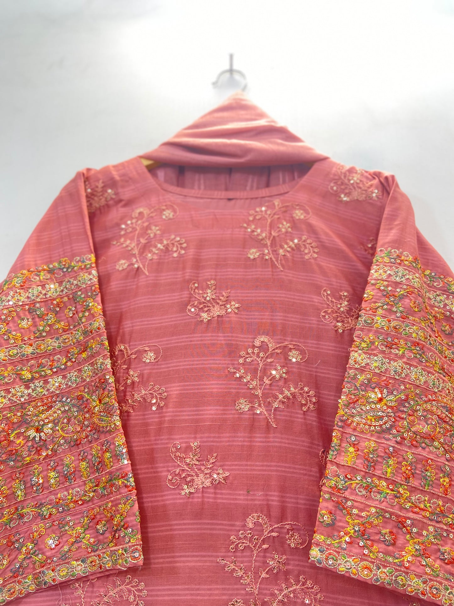 Sequins Embroidered Chic 3PC (Cotton Lawn) D-34