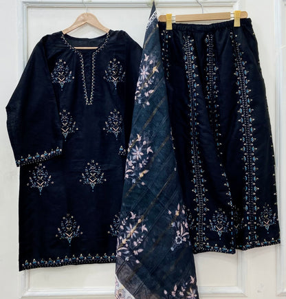 Festive Wear | 3PC Cotton D-586