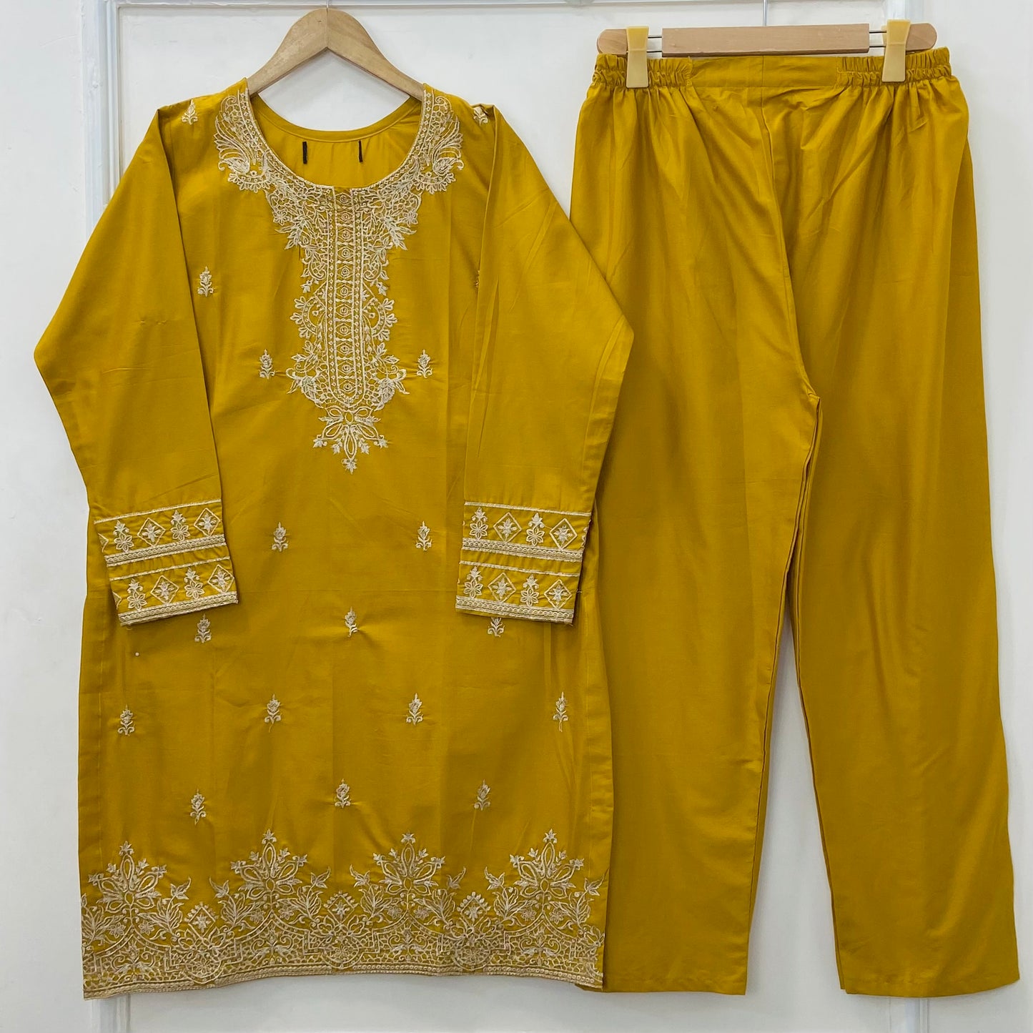 Fairy Embroidered 2PC (Premium Cotton) D-412