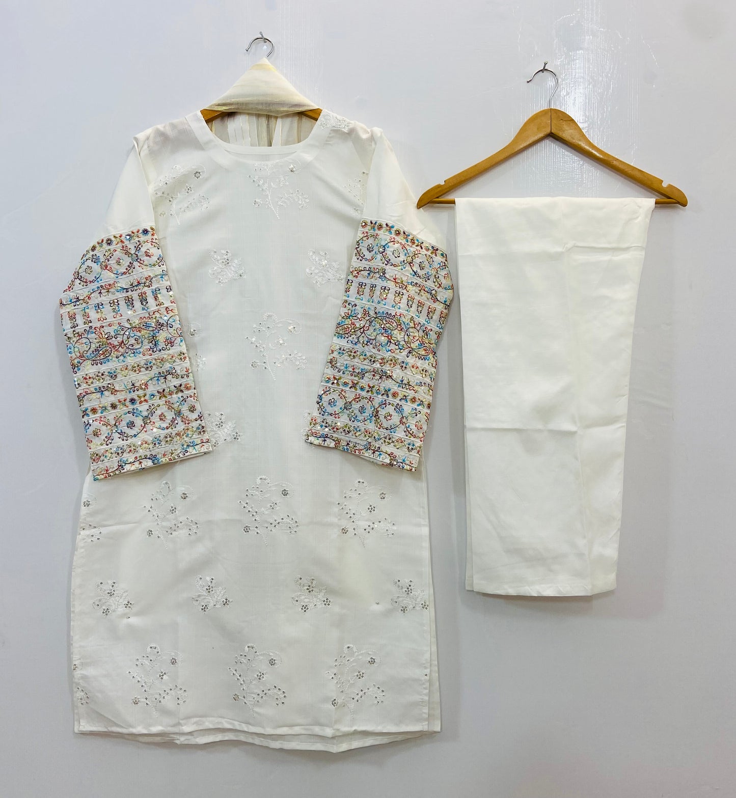 Sequins Embroidered Chic (Khaadi Cotton) D-93
