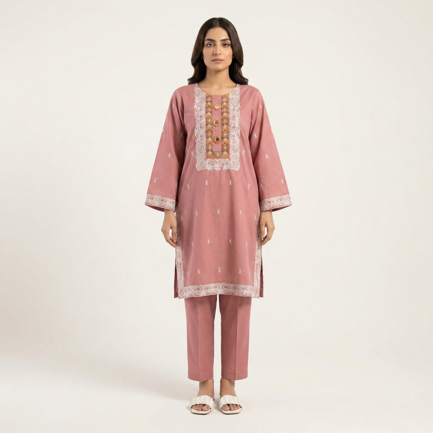 Embroidered | 2PC Cotton D-590