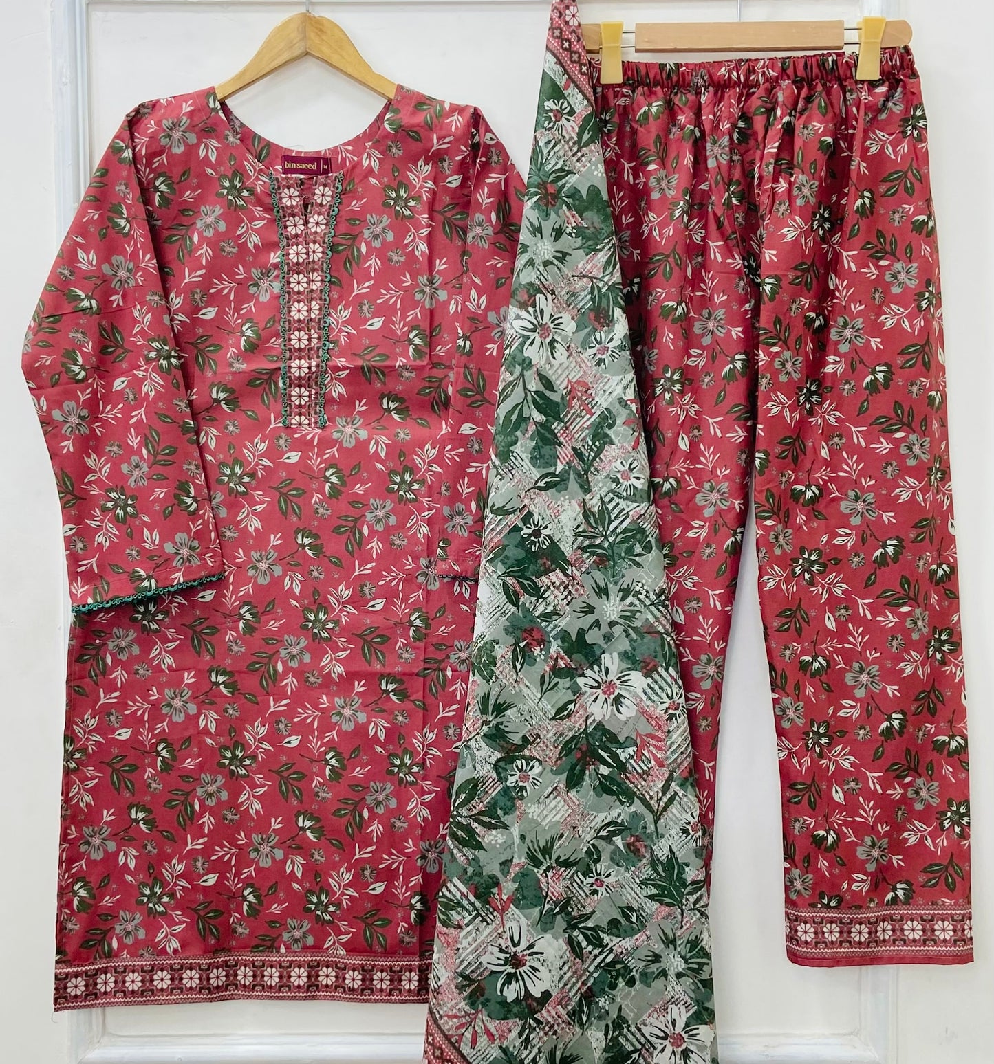 Binsaeed Edit: 3PC (Lawn) D-404