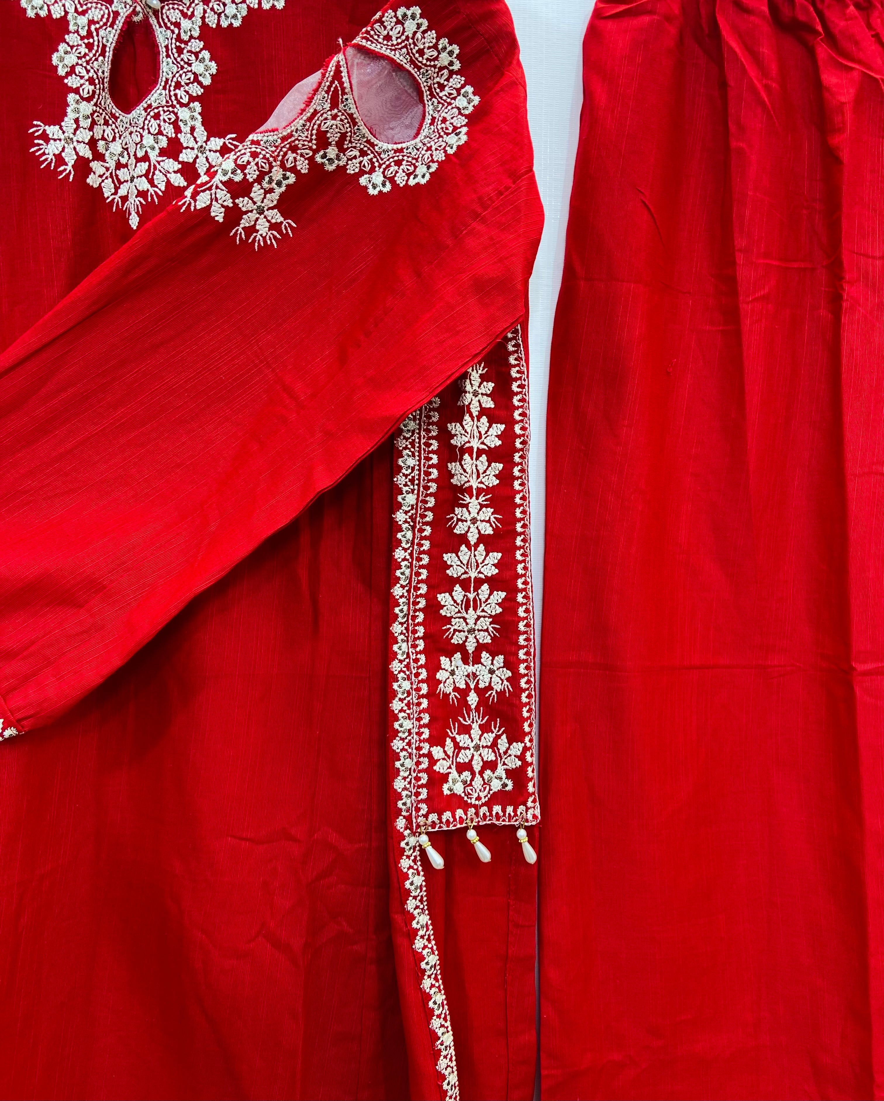 Dreamy Front Back Embroidered 2PC (Best Seller) (Khaddar) D-143
