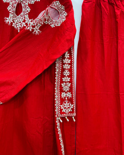 Dreamy Front Back Embroidered 2PC (Best Seller) (Khaddar) D-143
