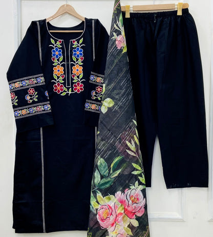 Eid Series: 3PC (Cotton) D-533