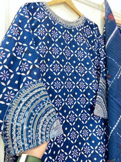 Silk Sequins Richness 3PC (Silk) D-255