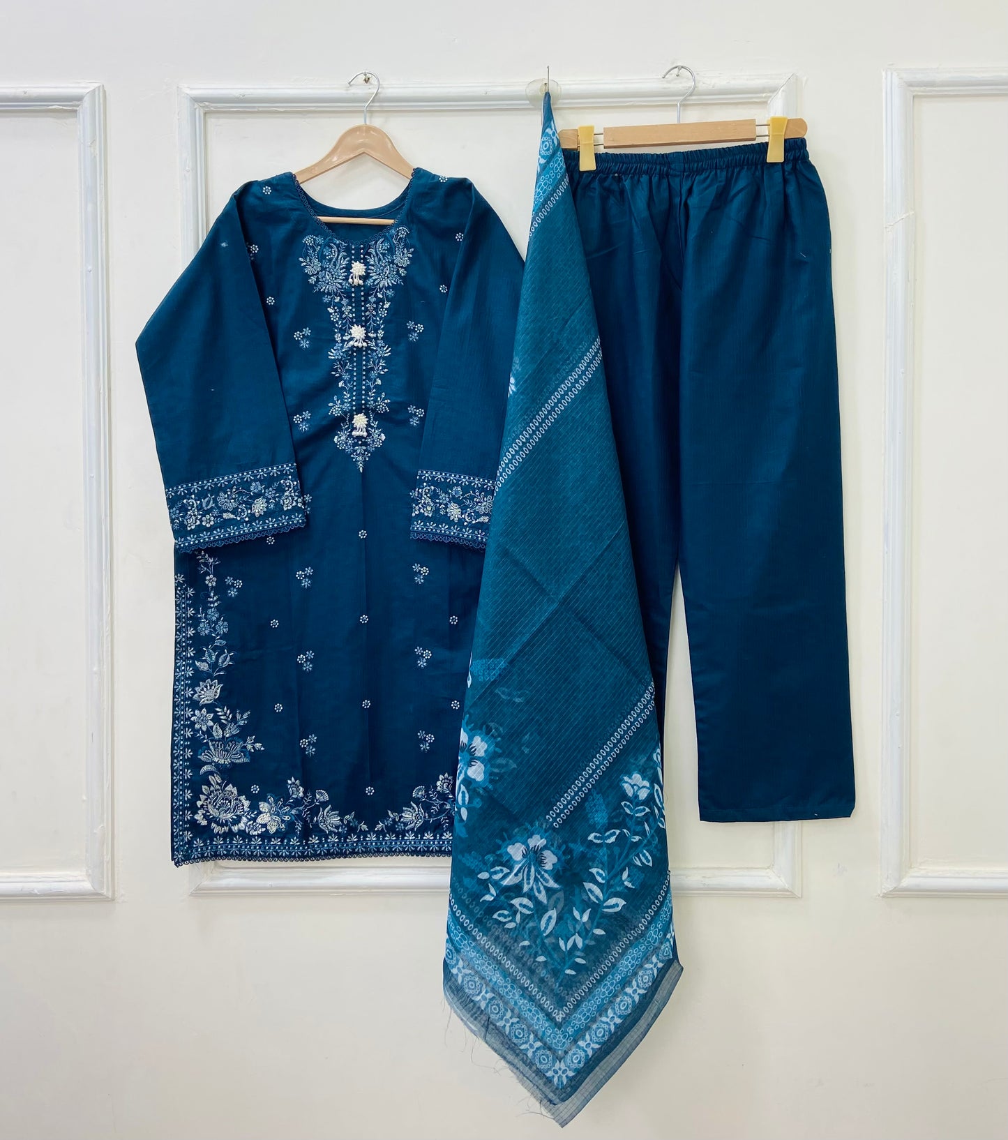 Eid Edit: 3PC (Premium Cotton) D-427