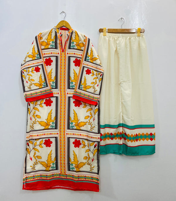 Dreamy Long Co-Ord Set (Swiss Silk) D-92
