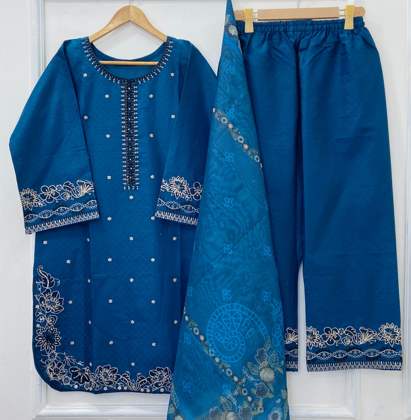 Festive Wear 3PC (Cotton) D-516