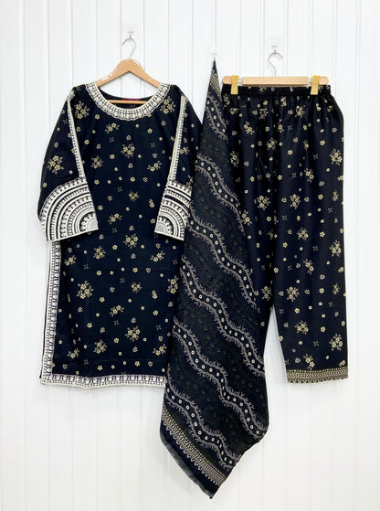 Sequins Touch | Premium Lawn D-774