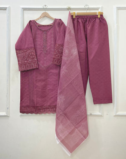 Festive Wear | 3PC Premium Cotton D-662