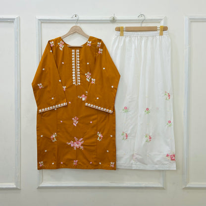 Embroidered Malta 2PC (Premium Cotton) D-421