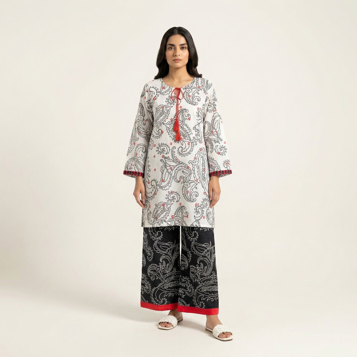 Summer Co-Ord Set | Crepe D-596