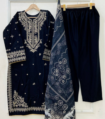 Kalamkaar | 3PC Cotton D-417
