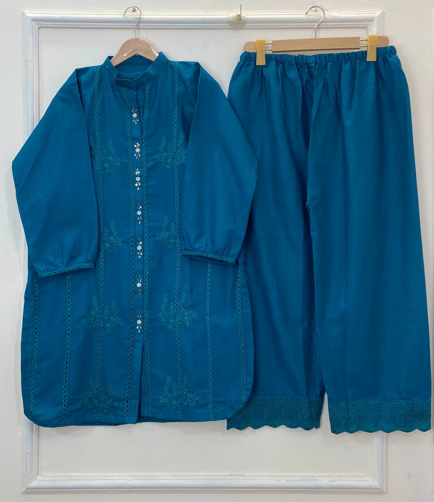 Chicken Kari Love Co-Ord Set (Khaddar) (Hot Selling) D-259