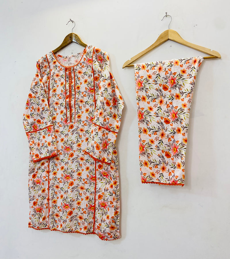 Joint Lace Beauty 2PC (Lawn) D-83