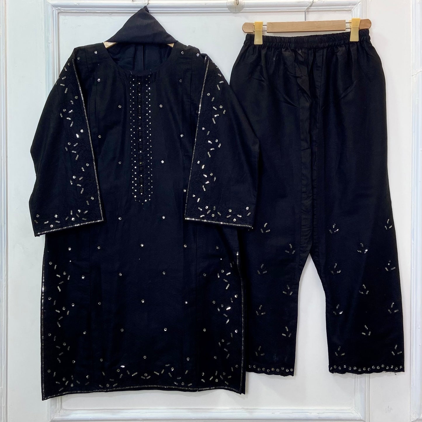Starlight Embroidered 3PC (Premium Cotton) D-378