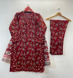 Chicken Kari Embroidered 3PC (Lawn) 15