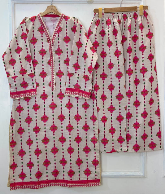Long-Length Lovelies 2PC (Khaddar) D-302