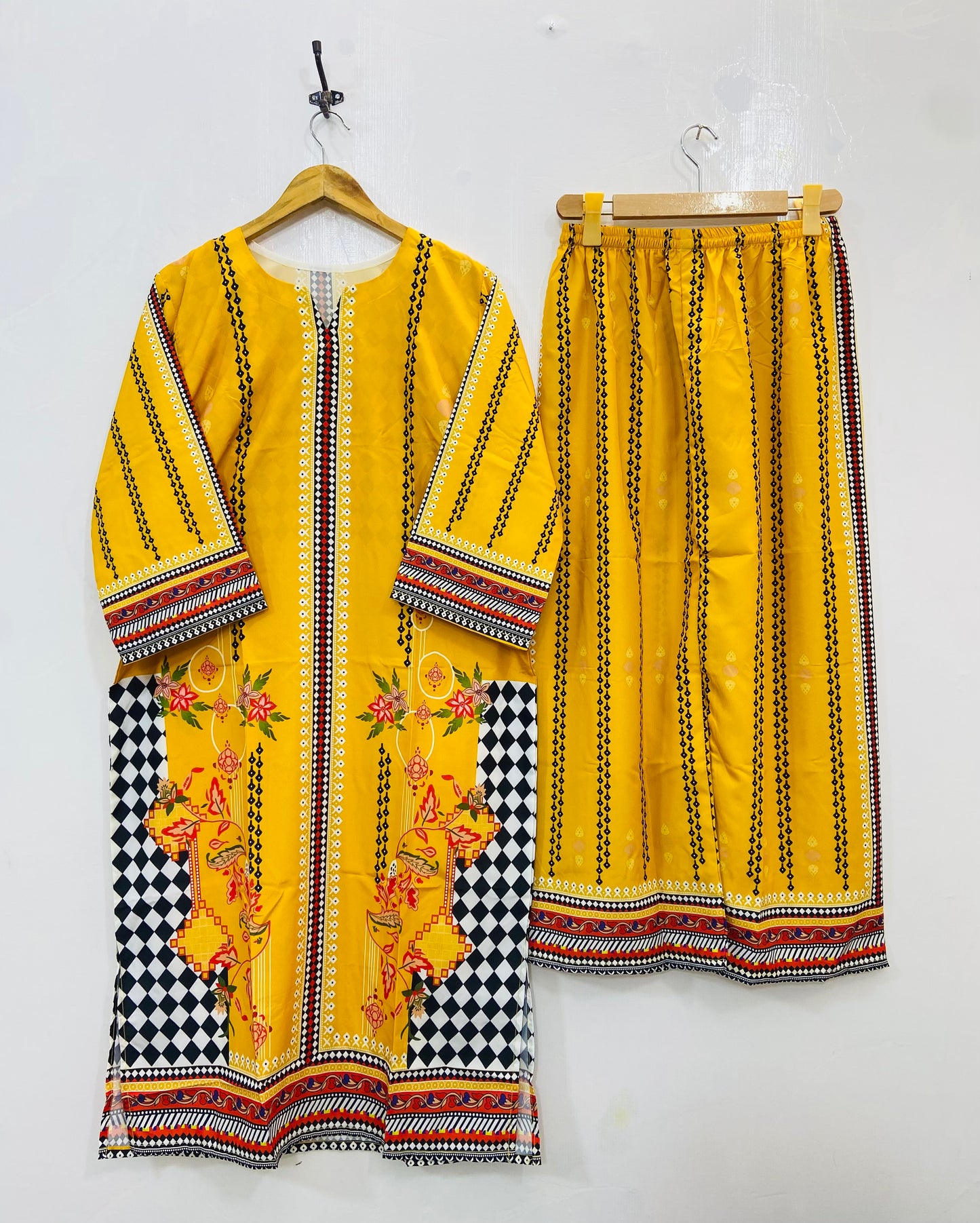 Dreamy Long Co-Ord Set (Swiss Silk) D-115