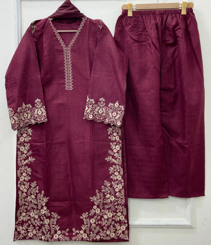 Eid Series: 3PC (Cotton) D-503